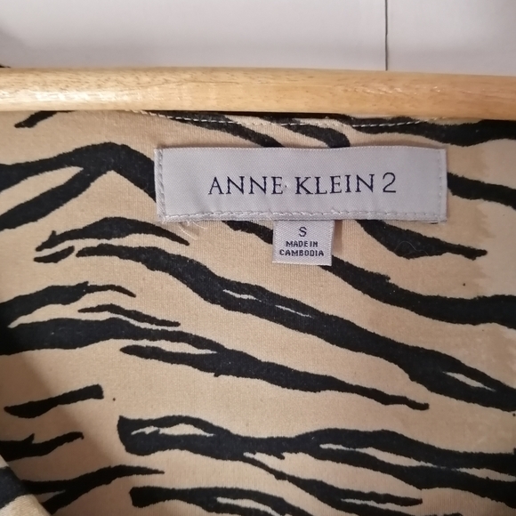Anne KLEIN LÉOPARD DRESS SIZE - Picture 3 of 4